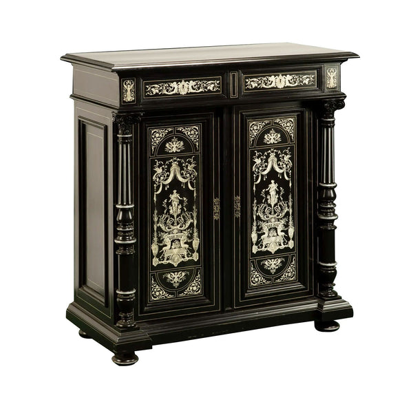 Late 19th Century Victorian Renaissance Revival Cabinet with Inlaid