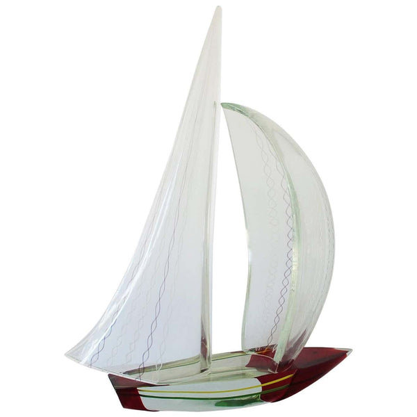 Sailboat Sculpture by Alberto Dona'