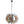 Load image into Gallery viewer, Vintage Italian Pendant w/ Clear &amp; Amber Murano Glass by Mazzega
