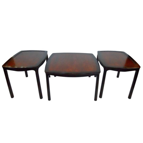 Versatile Set of Coffee Table and Two Side Tables by Dunbar