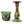 Load image into Gallery viewer, French Majolica Jardinière &amp; Pedestal Set
