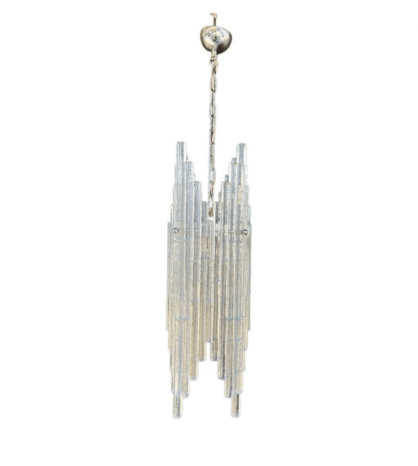 Vintage Italian Pendant with Murano Glass Rods by Poliarte