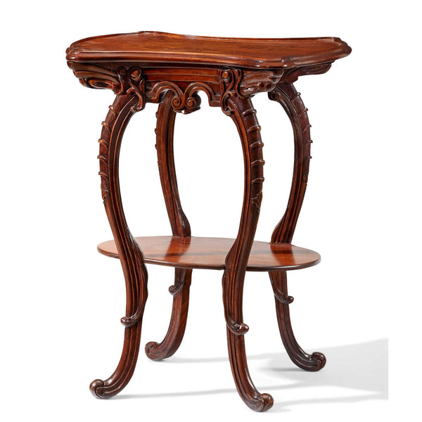French Art Nouveau Side Table in the Style of Louis Majorelle