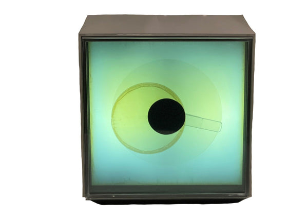 Prisma Clock Designed by Jay Kirsch and James Hamilton (Chronoart, 1976)