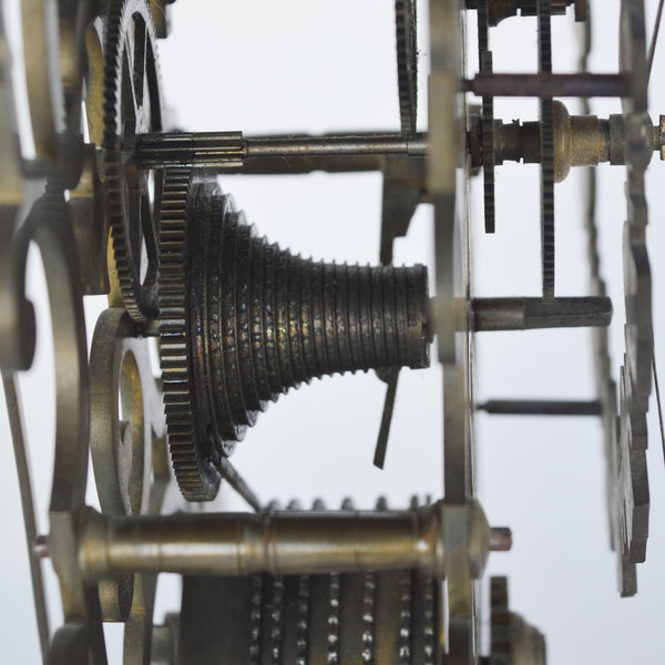 Antique Skeleton Clock, France, circa 1900