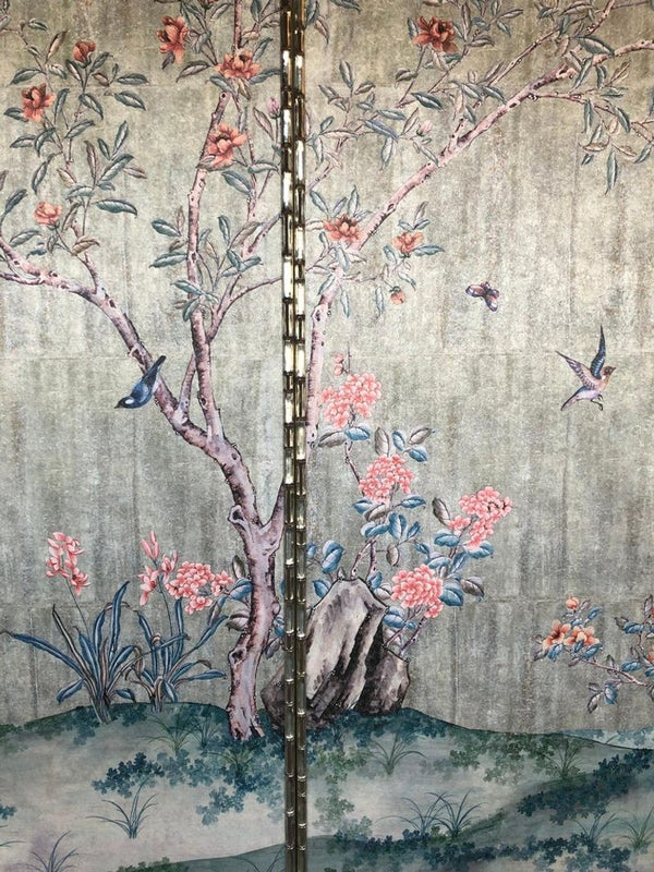 Set of Eight Chinese Inspired Panels by Robert Crowder