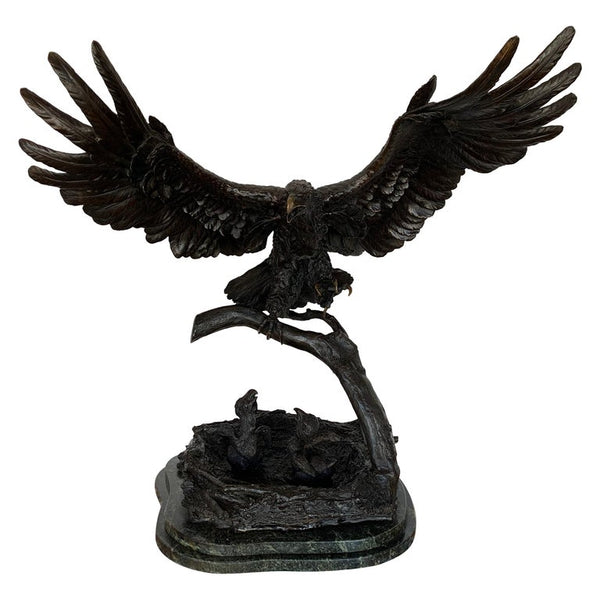 Eagles Lair Bronze on Marble by Ed Chope