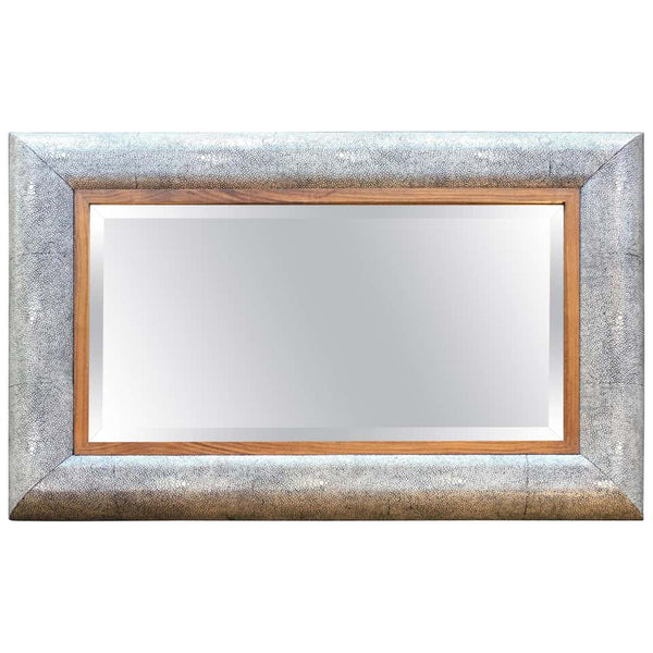 Gray Shagreen Mirror