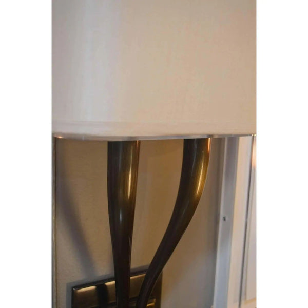 Modern Brass Two Armed Sconces- Set of Four
