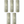 Load image into Gallery viewer, Set of Five Original Italian Sconces w/ Clear Textured Murano Glass, Barovier e Toso
