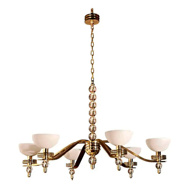 Large Art Deco Style Chandelier by Bryan Cox
