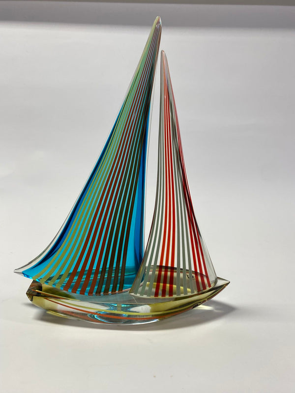 Sailboat Sculpture by Alberto Donà