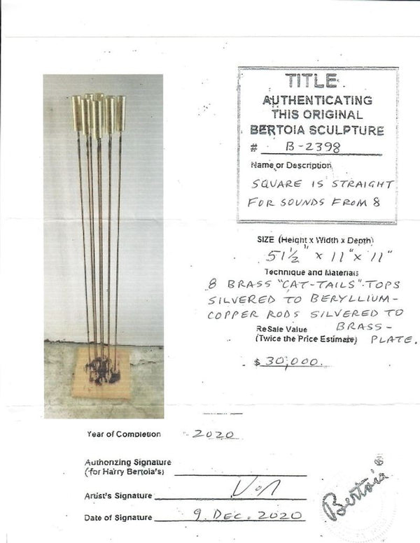 20th Century Val Bertoia Sounding Sculpture (B2398)