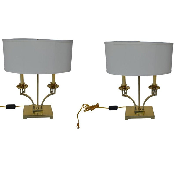 Pair of American Art Deco Table Lamps