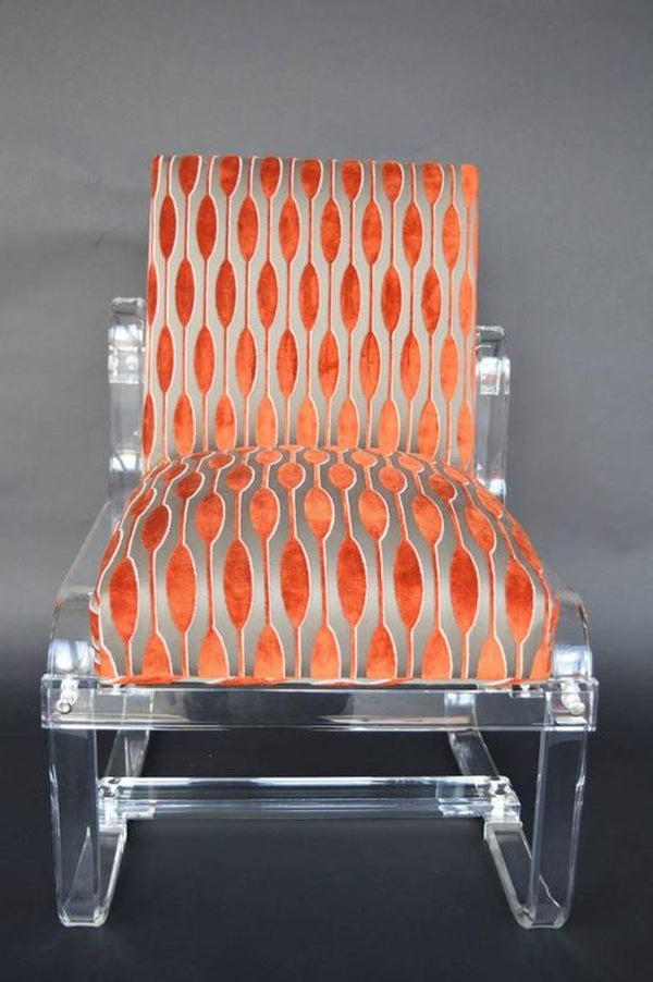 Set of Four Acrylic Chairs