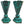Load image into Gallery viewer, Set of Six Malachite Vases
