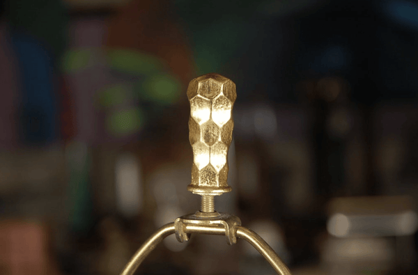 Pair of Gold Leaf Florence Table Lamps by Bryan Cox