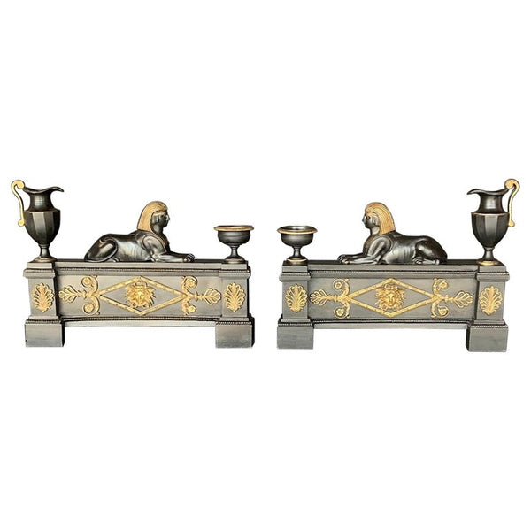 Pair of 19th Century French Chenets