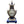 Load image into Gallery viewer, Louis XVI Style Silvered Metal and Lapis Lazuli Mantle Clock by A.
