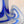 Load image into Gallery viewer, Italian Pendant w/ Blue &amp; White Murano Glass Designed by Vistosi
