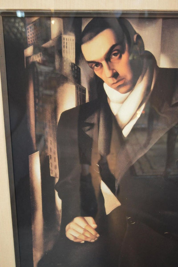Portrait d'Homme Inachevé, after Tamara de Lempicka