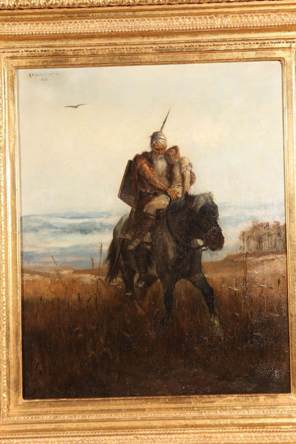 Signed and Dated German Painting (1898)