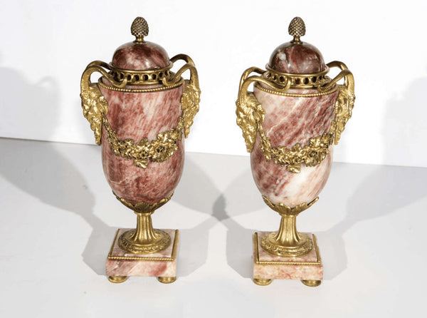 Pair of Stylized 19th Century Urns