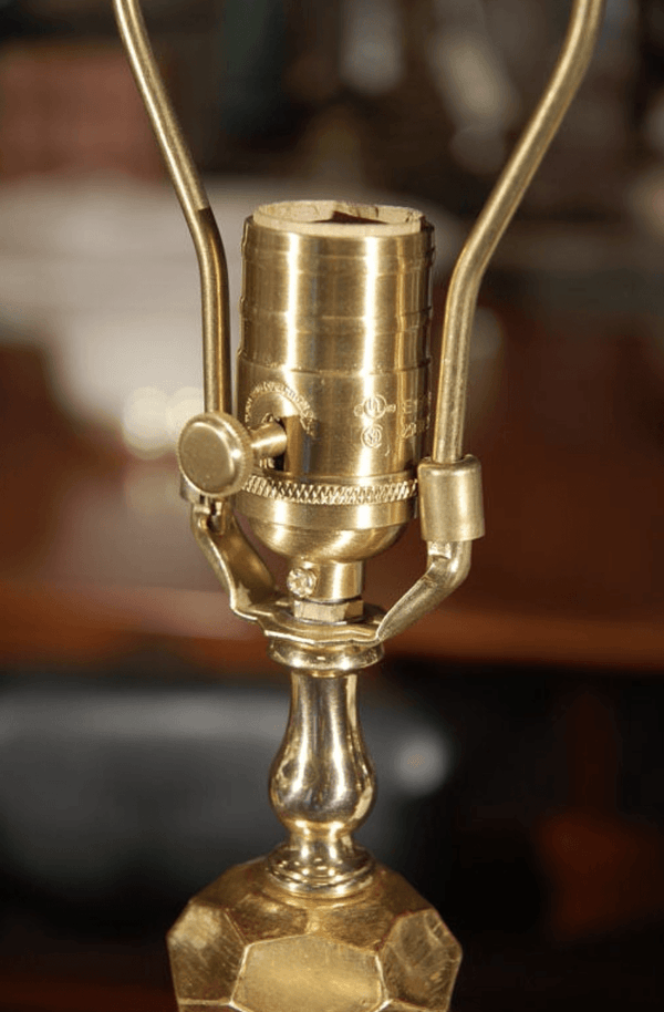 Pair of Gold Leaf Florence Table Lamps by Bryan Cox
