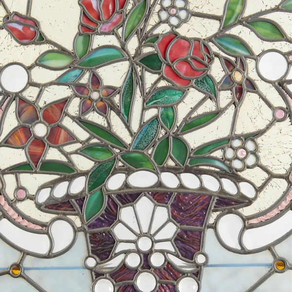 American Victorian Leaded Glass Window