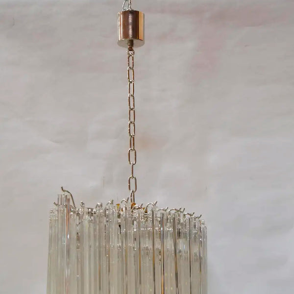Venini, Tiered Glass Chandelier, Italy, 1970s