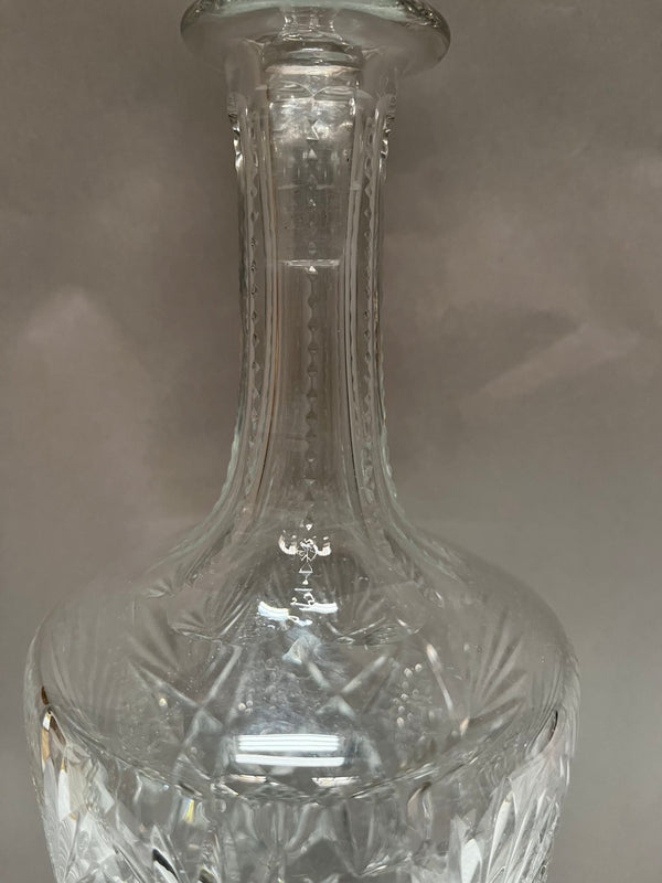 St. Louis Cristal Wine Decanter. Circa 1900's