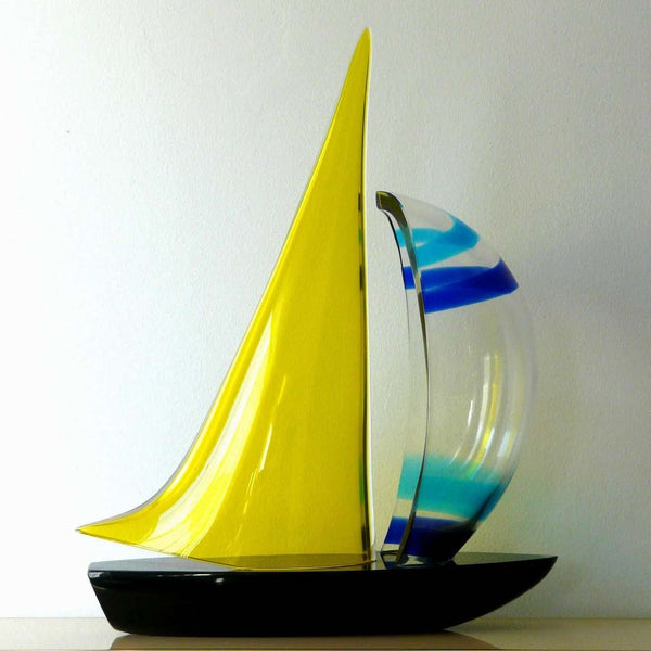 Sailboat Sculpture by Romano Dona'