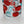 Load image into Gallery viewer, Murano Red and Blue Button Vase by Camozzo
