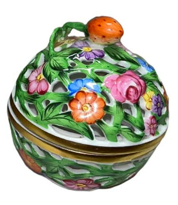 Herend Hungary Porcelain Box Set