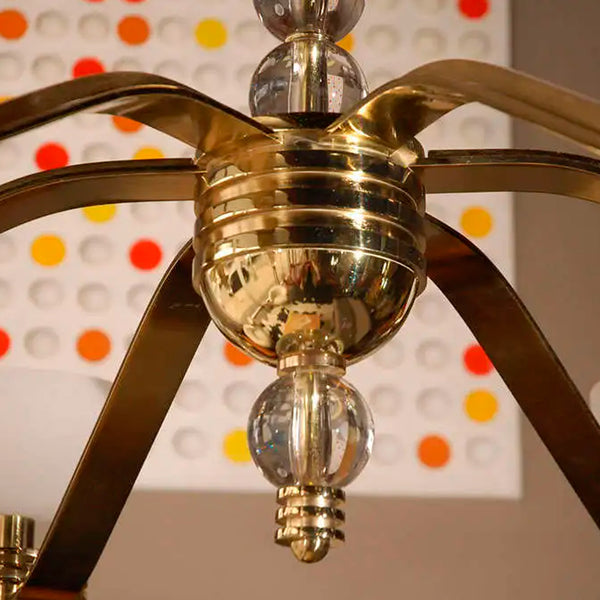 Large Art Deco Style Chandelier by Bryan Cox