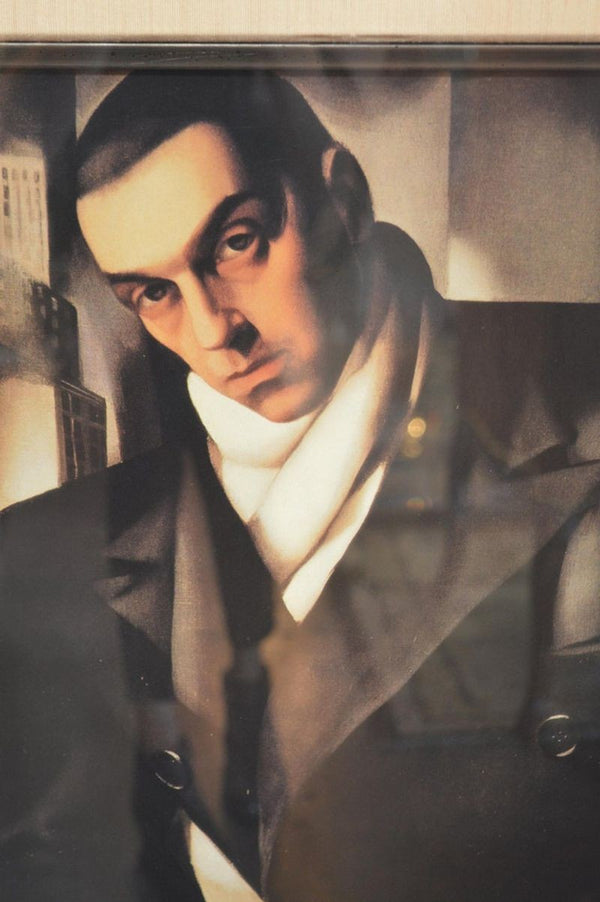Portrait d'Homme Inachevé, after Tamara de Lempicka