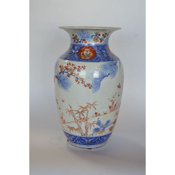 Pair of Early 19th Century Imari Porcelain Vases
