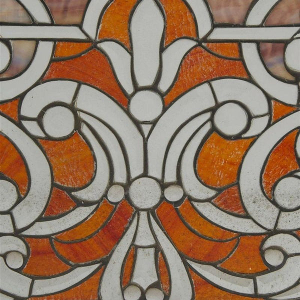 19th Century Colorful Leaded Glass Window