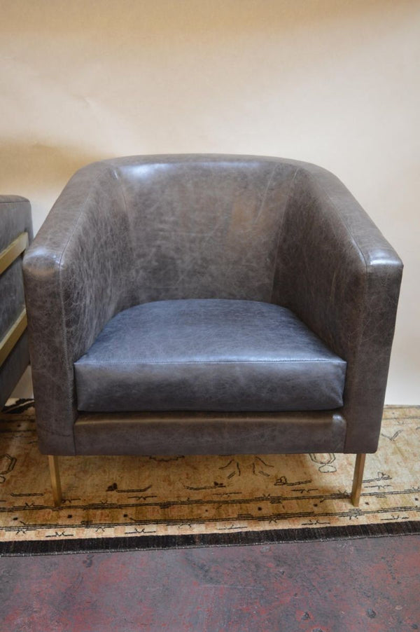 Pair of Armchairs in the Style of Milo Baughman