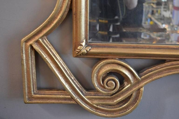 Hand Carved Neoclassical Mirror