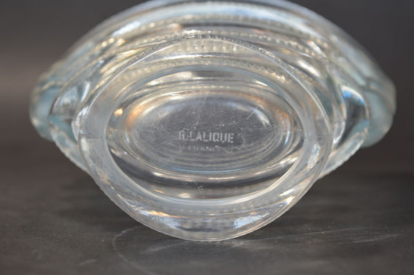 René Lalique Clear & Frosted Crystal Saint Marc Vase