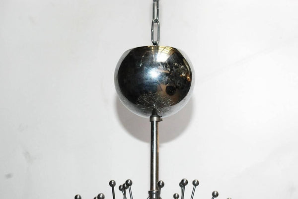 Vintage Italian Chrome Sputnik by Sciolari, c. 1970's