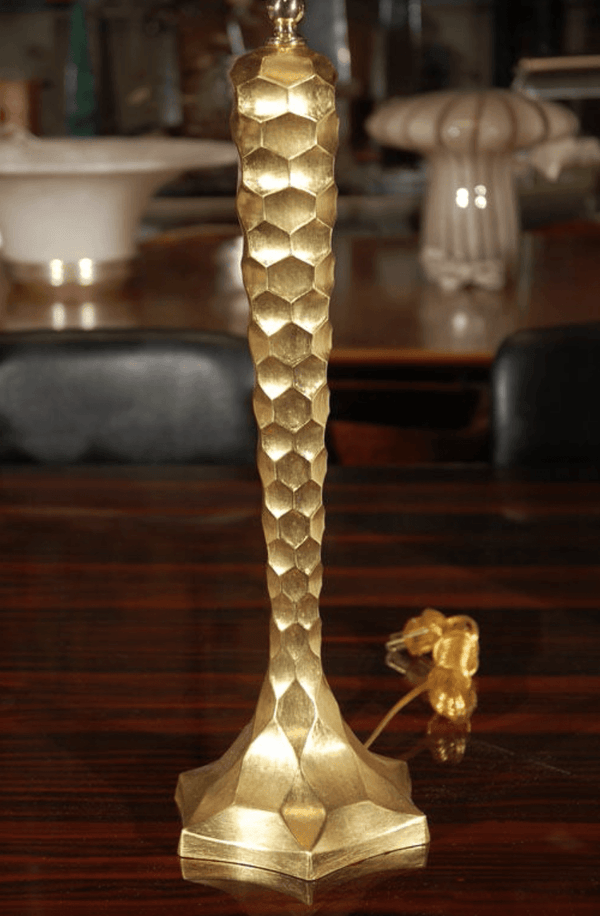 Pair of Gold Leaf Florence Table Lamps by Bryan Cox
