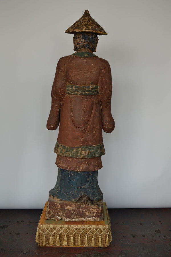 18th Century Chinese Statues - a Pair