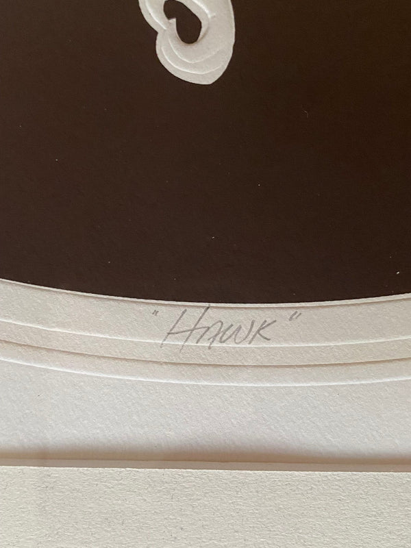 David Allgood "Hawk" Signed Serigraph