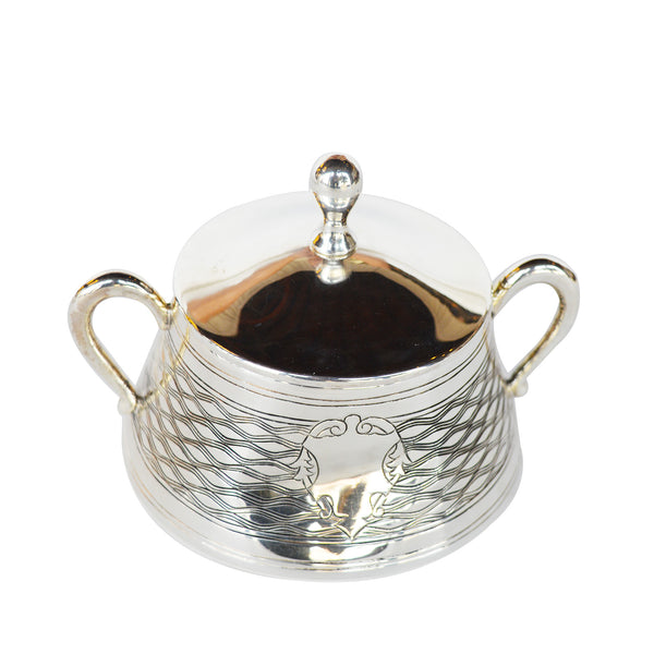 Italian 925 Sterling Silver Tea Set, Late 19th Century