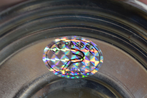 Set of Five Italian Iridescent Cracking Glass Pendant, 1980s