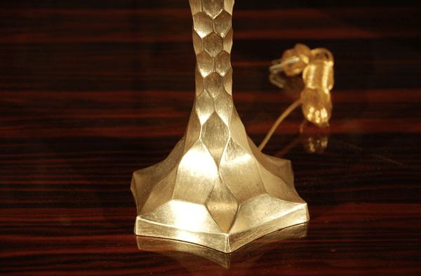 Pair of Gold Leaf Florence Table Lamps by Bryan Cox