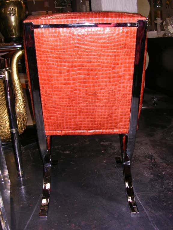 Set of 4 Vintage Italian Mini Barcelona Chairs