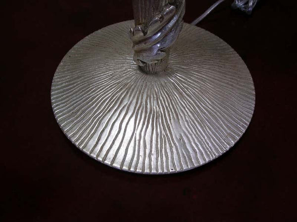 Pair of 22k White Gold Ankor Lamps by Bryan Cox